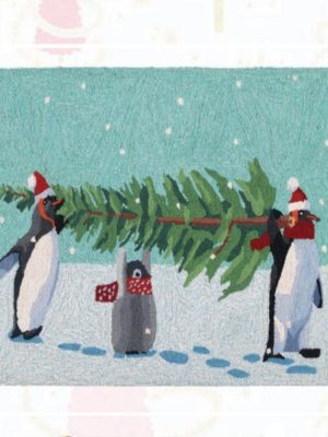Carry That Tree Penguin Rug